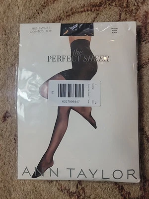 Top Ann Taylor Control Cintura Alta Medio Transparente Negro Perfecto Transparente Foto 1 de 4