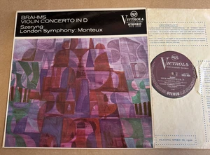 VICS 1028 Brahms Violin Concerto Szeryng Monteux GROOVED P/S - Picture 1 of 2