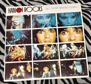 HANOI ROCKS ALL THOSE WASTED YEARS 2x VINYL LP RARE PUNK GLAM 1984 JOANNA RECORD - Picture 1 of 1
