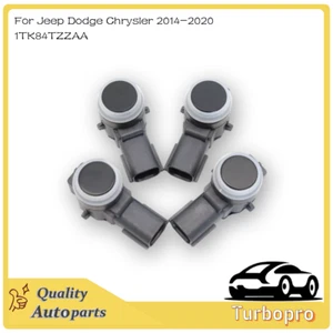 4X Front/Rear Parking Assist Sensor 1TK84TZZAA For Jeep Dodge Chrysler 2014-2020 - Picture 1 of 8