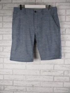 Ben Sherman mens shorts knee length blue 34 pockets cotton - Picture 1 of 10