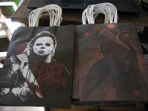 16 Michael Myers Paper Gift Party Bags TWO STYLES 6" x 3"x 8" FREE SHIPPING - Picture 1 of 3