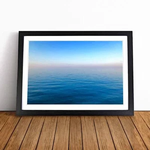 Friedlicher Horizont Gerahmte Leinwand Wandbild Kunstdruck Poster Bild, Wohndeko - Bild 1 von 9