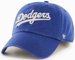 47 Brand Los Angeles Dodgers Script royal Clean Up Curved Visor Strapback Cap - Bild 1 von 1