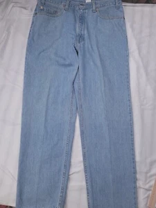 Levis 550 Jeans Mens 38x30 Blue Denim Western Cowboy   Workwear Tapered - Picture 1 of 17