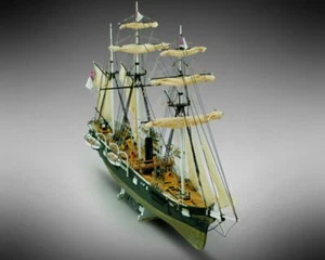 ALABAMA WOODEN SHIP MODEL KI -MAMOLI-MV53-SCALE 1:120 -LASER CUT - Foto 1 di 3