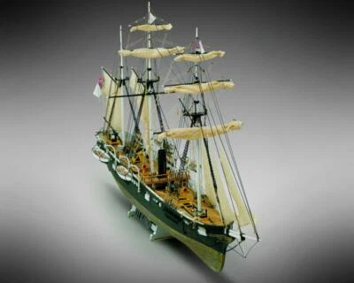 ALABAMA WOODEN SHIP MODEL KI -MAMOLI-MV53-SCALE 1:120 -LASER CUT - Immagine 1 di 3