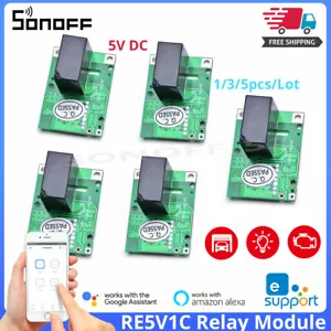 SONOFF RE5V1C Módulo de relé 5V WiFi DIY Smart Switch Control remoto de contacto seco - Imagen 1 de 12
