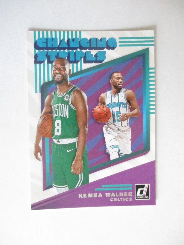 19/20 2019-20 Panini Donruss Kemba Walker troca listras inserção celta - Imagem 1 de 1