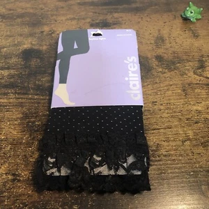 Collant Claire's senza piedi nero con punti bianchi M/L - Foto 1 di 7