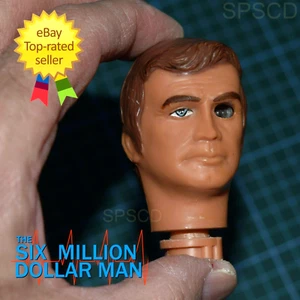 Vintage Six Million Dollar Man Original Complete Head Steve Austin FREE POST UK - Picture 1 of 13