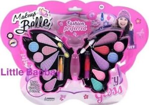 Girls Princess Pretend Makeup Set Butterfly Make Up Kid Children Toy Kit Gift UK