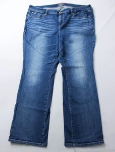 Torrid Women's Plus Perfect Slim Boot Stretch Mid-Rise Jean EJ2 Blue Size 22 - Picture 1 of 4