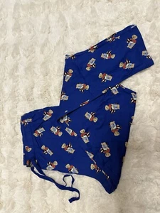 Polo RALPH LAUREN DESIGNER PYJAMAS JOGGER Non Cuffed BOTTOM SIZE M L Blue - Picture 1 of 5