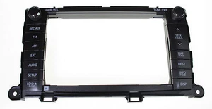 2011-2012 Toyota Sienna Navigation JBL Radio CD Player Face Plate 462240238 - Foto 1 di 3