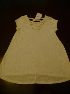 NWT GYMBOREE Girls Top Shirt Size 4 Tunic LengthBeige Cream Multi Color  NEW  - Picture 1 of 3