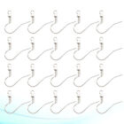 200 PCS Fish Hook Earrings Earing Hooks Craft Sterling Manual