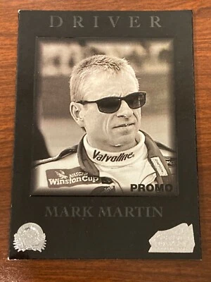 MARK MARTIN 1996 PINNACLE ACTION PACKED CREDITIALS PROMO CARD NASCAR - Image 1 of 2