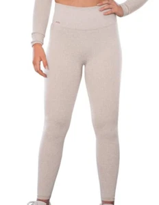 AIM'N - Damen - Leggings 19020006 Ribbed Seamless Tights - Beige - Größe: M  NEU - Bild 1 von 4