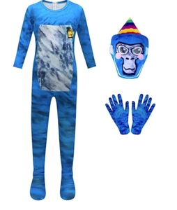 Kids Boy Costume Halloween Dress Up Cosplay Outfits Jumpsuit Party Playwear with - Picture 1 of 3