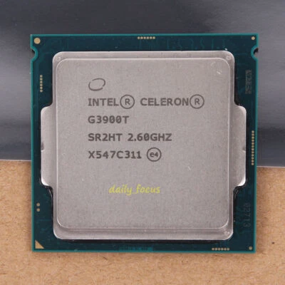 Intel Celeron Dual-Core G3900T SR2HT 2.6 GHz CM8066201928505 CPU LGA 1151 8 GT/s - Image 1 of 2