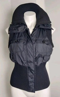 Anthropologie Tapemeasure Black Cargo Wide Band Sleeveless Vest Size 8  - Image 1 of 4