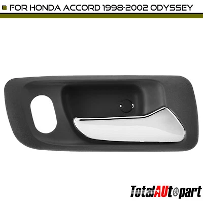 Manija de puerta interior cromada + gris para Honda Accord 1998-2002 Odyssey delantera derecha Foto 1 de 4