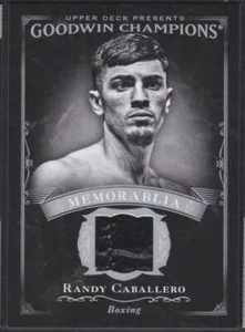 2016 UD GOODWIN CHAMPIONS RANDY CABALLERO JERSEY BOXING #BWM-RC - Picture 1 of 2