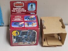 VINTAGE 1982 STAR WARS MICRO   TIE FIGHTER   ORIGINAL BOX & INSERT ONLY