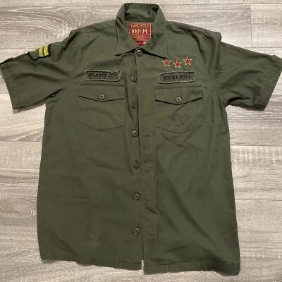 NUEVA Camisa Para Hombre Hard Rock Café Atlantic City Talla Mediana Foto 1 de 4