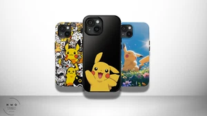 Pikachu Phone case, Aesthetic Cover iPhone 16 15 14 13 12 Pro max  , All iphone - Picture 1 of 12