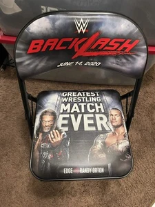 WWE WWF Backlash 2020 Chair Randy Orton Edge Greatest Wrestling Match Ever - Picture 1 of 1