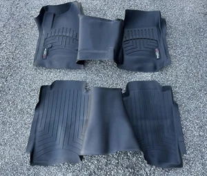 2014-2015 GMC Sierra Double Cab Weather Tech Floor Mats - Picture 1 of 5