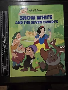 Snow White And The Seven Dwarfs 1988 Disney 13” X 11” Vintage Book - Picture 1 of 7