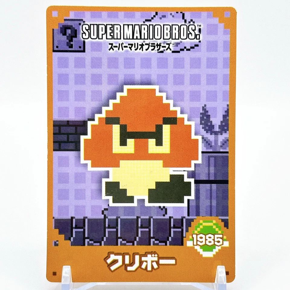 Super Mario Bros. card Goomba Nintendo Top Anime Game Vintage Japan TCG F/S - Image 1 of 4