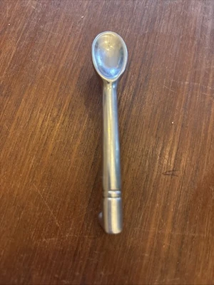 "Cuchara de plata cajón gabinete tirador hecho en la India 3"" agujero de tornillo a agujero de tornillo" Foto 1 de 3