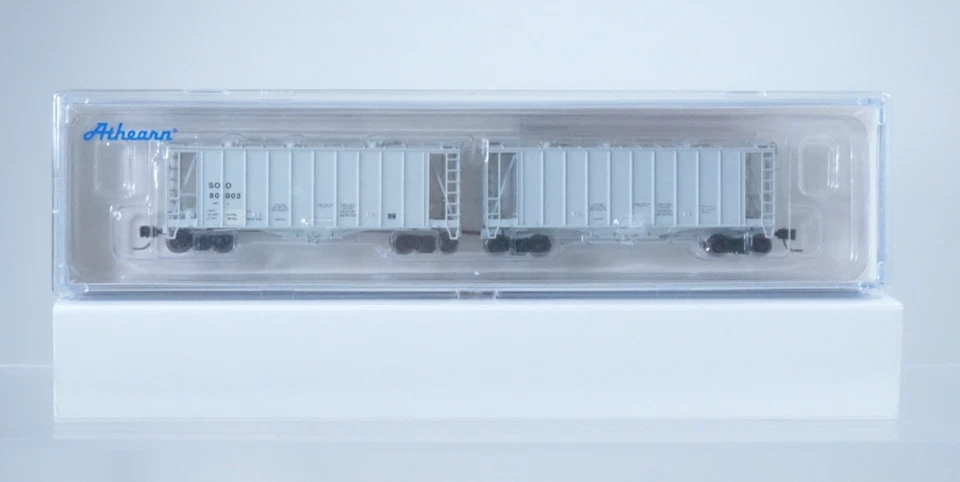 NOS Athearn SOO LINE 80003 N Scale 2-Unit Drawbar Hopper Car - 23060 - Image 1 of 4