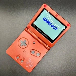 Nintendo Gameboy Advance SP GBA Console Pokemon Charizard Edition Tested - Picture 1 of 6