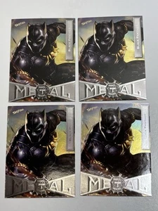 (4) 2022 Marvel Metal Universe Spider-Man #11 Black Panther - Picture 1 of 2