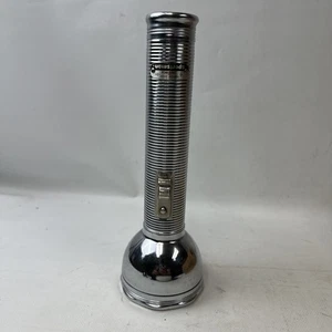 Linterna Rayovac Sportsman años 60 funciona 10” baterías cromadas 3D - Imagen 1 de 13