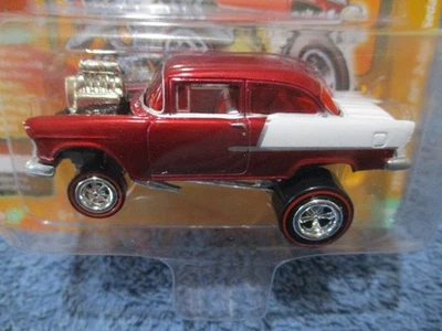 JOHNNY LIGHTNING 2025 STREET FREAKS ZINGERS! REL. 2 A, 1955 CHEVY BEL AIR 2-DOOR - Image 1 of 4