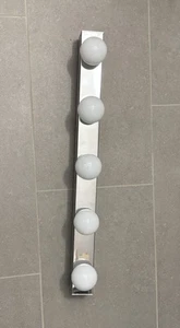 IKEA LEDSJÖ Wandleuchte LED Edelstahl | Bad Schminktisch Lampe - Bild 1 von 3