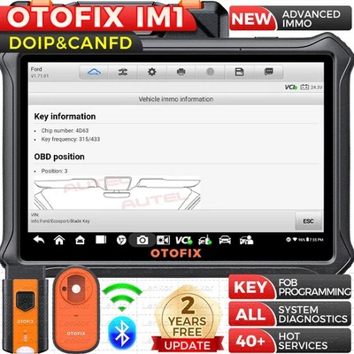 OTOFIX IM1 IMMO Programmateur clé Voiture Outils Diagnostics de Tous Les Système - Image 1 of 4