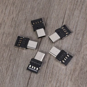 5pcs Usb Keychain Charger Connector Usb Cable Connector Aluminum Usb Adapter - Afbeelding 1 van 12