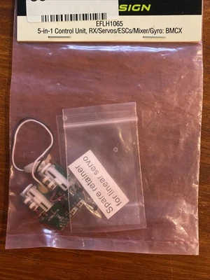5-in-1 Control Unit,RX/Servos/ESCs/Mixer/Gyro Blade MCX Helicopter EFLH1065 New - Image 1 of 4