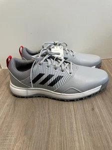 New Adidas CP Traxion SL Golf Shoes Men's 8.5 Gray Climastorm Spikeless - Picture 1 of 7