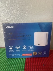 ASUS ZenWiFi BD5 Dual-Band WiFi 7 Mesh 5000 Mbps 2500 sq.ft (1PK) – BRAND NEW!! - Picture 1 of 3