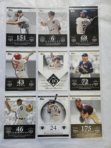 9 Mixed NUMBERED CARDS /150 /29 2007 Topps Moments & Milestones Ken Griffey Jr 3 - Picture 1 of 6