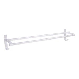 Toallero de pared para estantes de baño de cocina blanco - Imagen 1 de 12