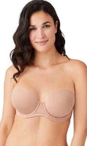 Wacoal 854119 Red Carpet Trägerloser Bügel BH Nude 40DDD Träger fehlen - Bild 1 von 4